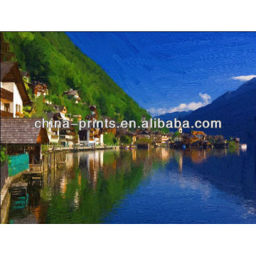 Decoration Wall Scenery Painting On Canvas